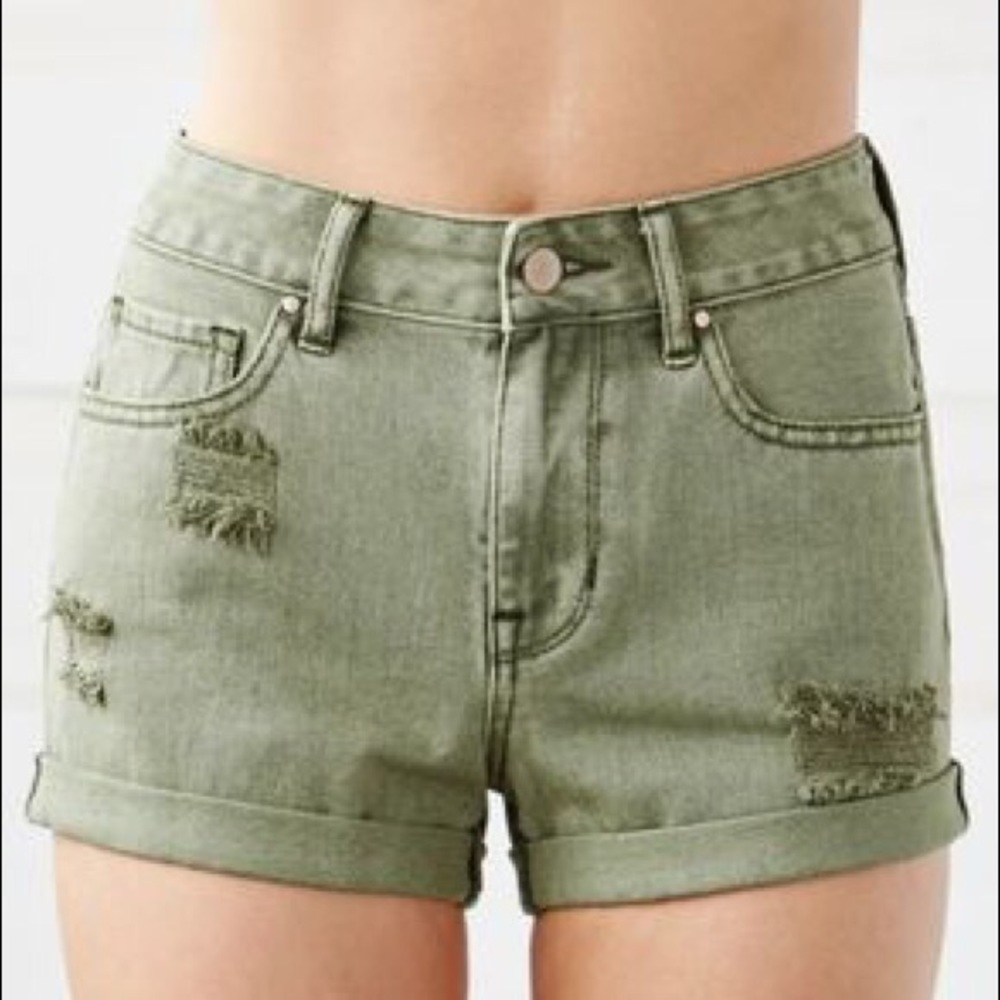 Bullhead Denim Olive Shorts